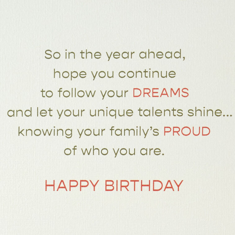 Hallmark Proud Of How You Find Your Own Path Birthday Card For Son With Decal