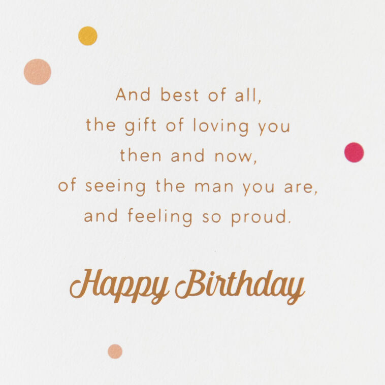Hallmark Proud Of The Man You Are Birthday Card For Grandson