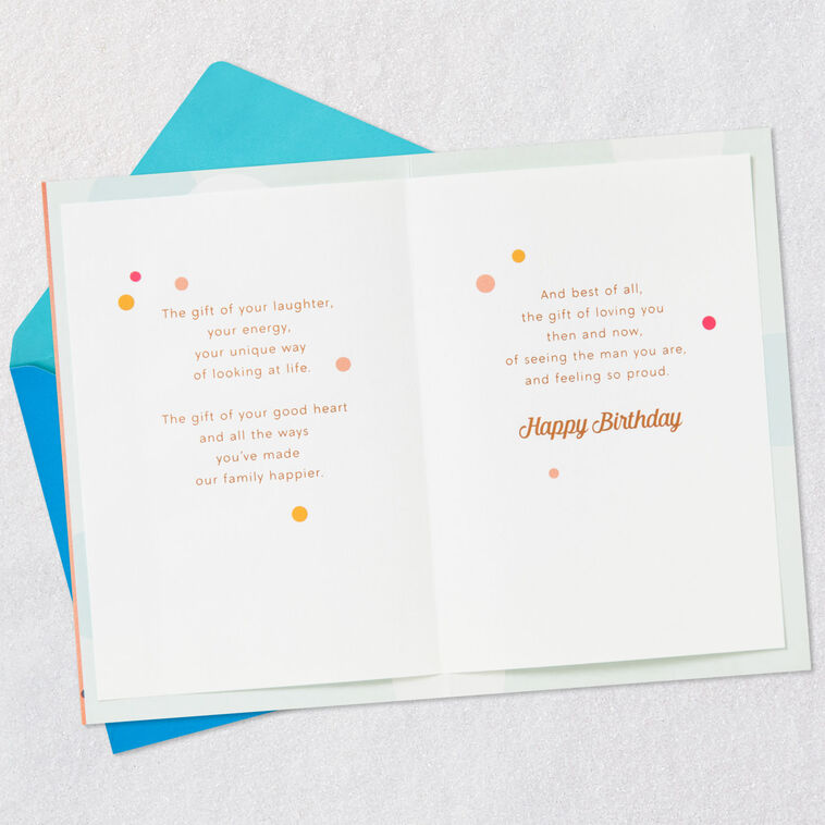 Hallmark Proud Of The Man You Are Birthday Card For Grandson