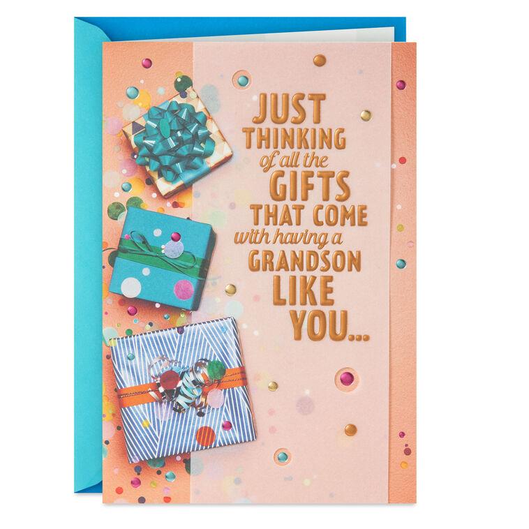 hallmark Proud of the Man You Are Birthday Card for Grandson
