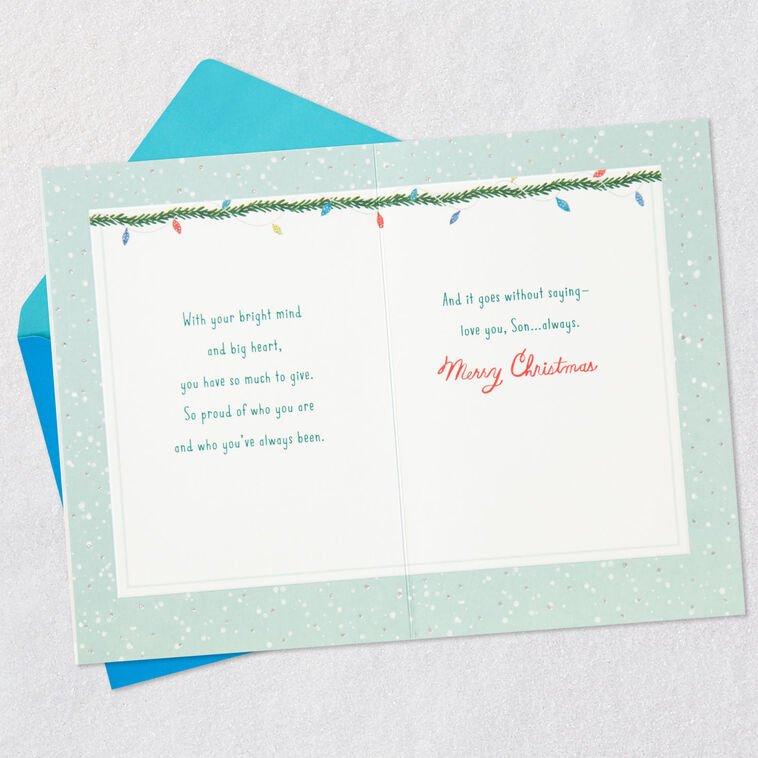 Hallmark Proud Of You Now And Always Christmas Card For Son