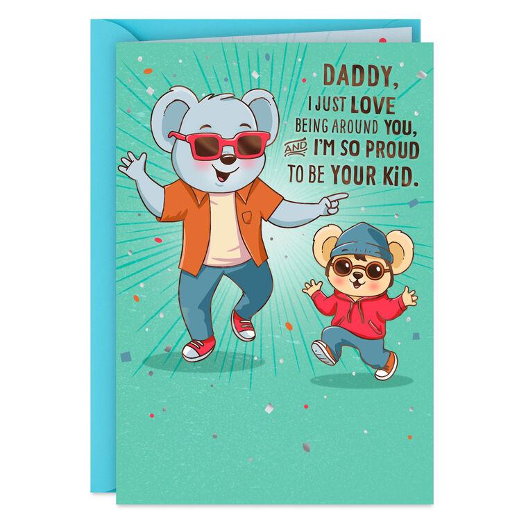 hallmark Proud To Be Your Kid Birthday Card for Dad