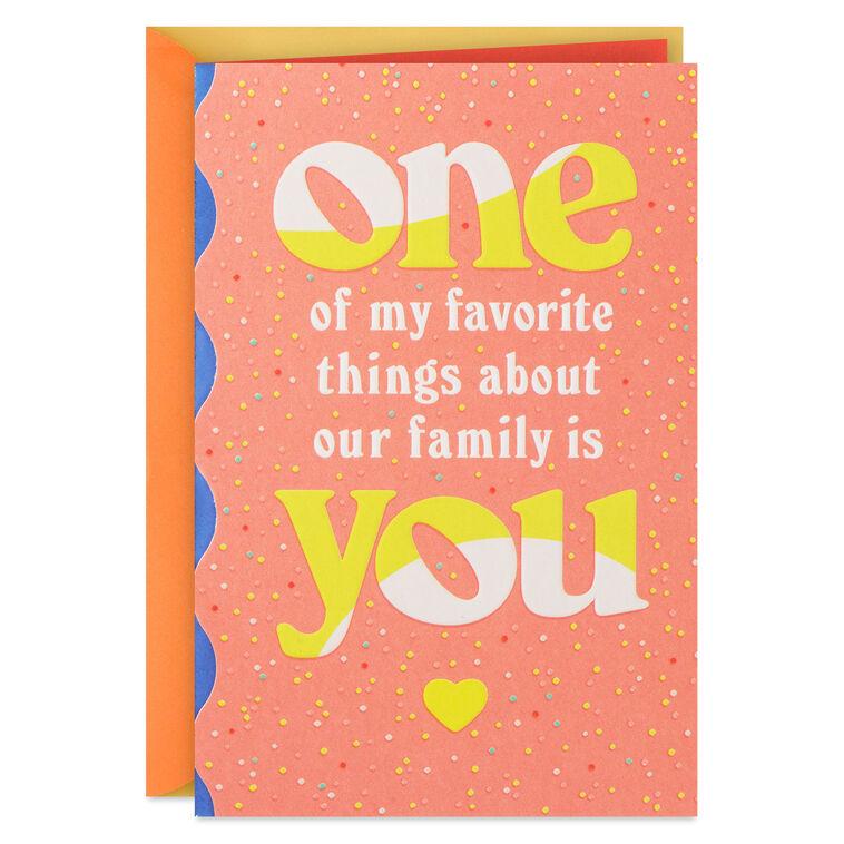 hallmark Proud to Call You Family Birthday Card for Relative