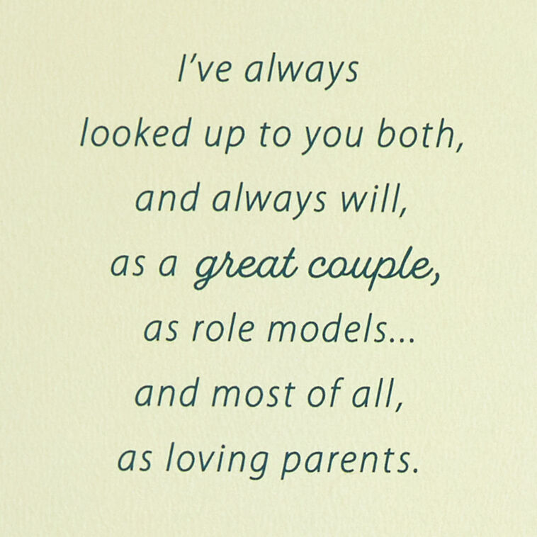 Hallmark Proud To Call You My Parents Anniversary Card