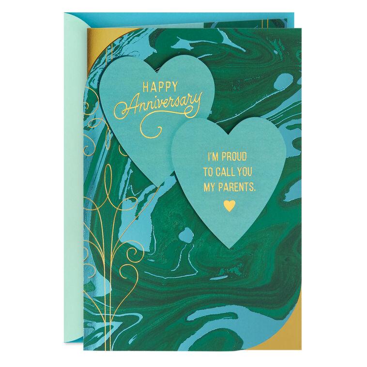 hallmark Proud to Call You My Parents Anniversary Card