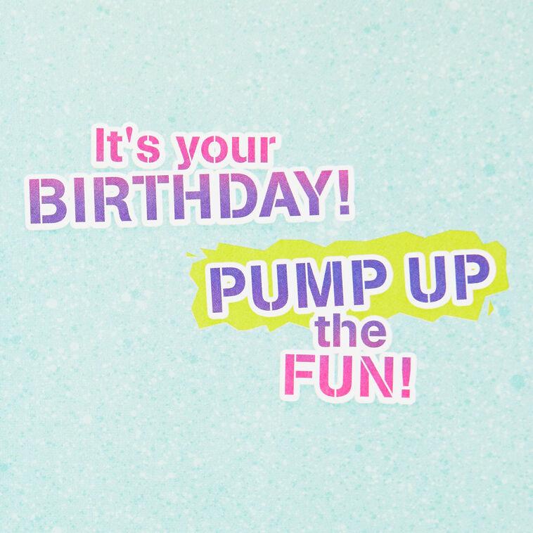 Hallmark Pump Up The Fun Funny Musical Birthday Card With Motion
