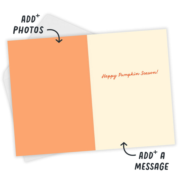 Hallmark Pumpkin Flavored Everything Custom Thanksgiving Card
