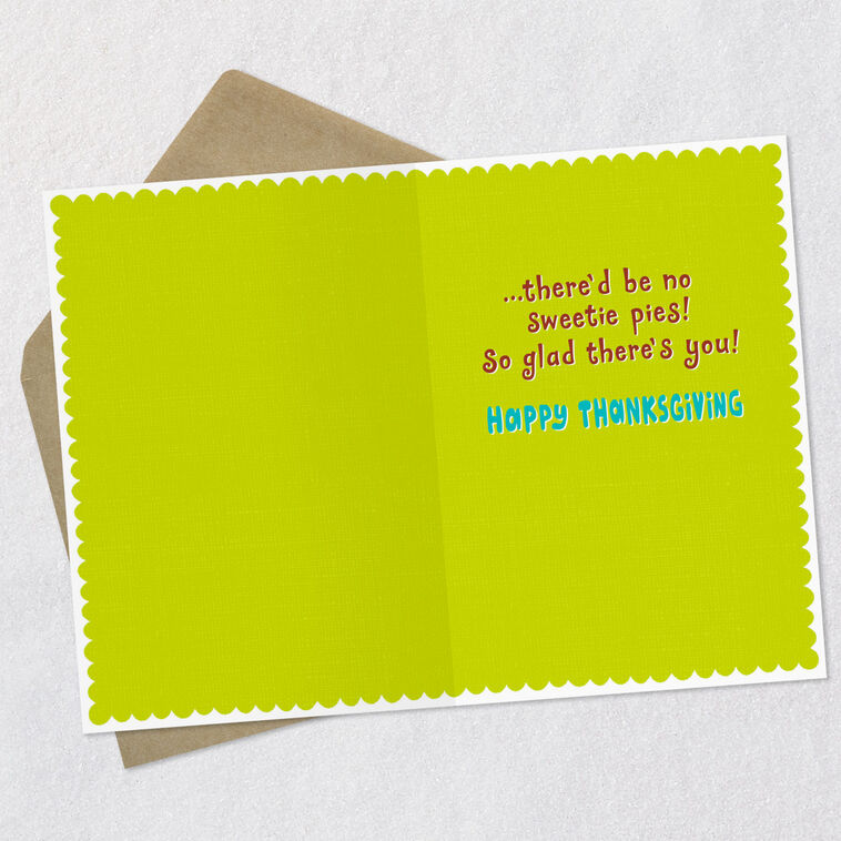 Hallmark Pumpkin Pies And Sweetie Pies Thanksgiving Card For Grandson
