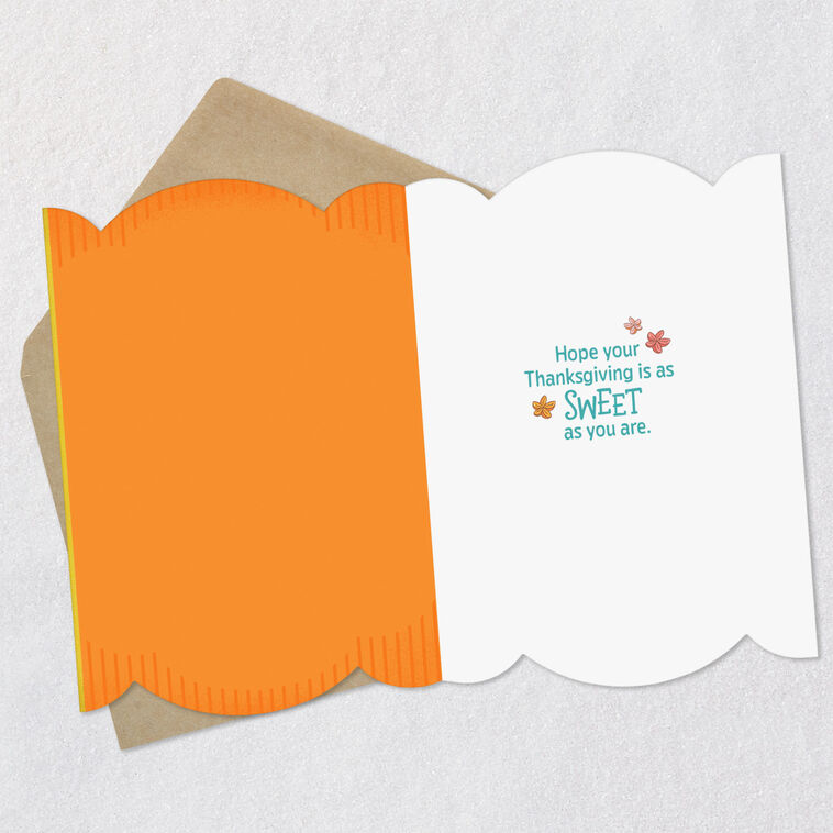 Hallmark Pumpkin Spice And Everything Nice Thanksgiving Card For Granddaughter