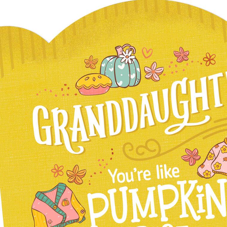 Hallmark Pumpkin Spice And Everything Nice Thanksgiving Card For Granddaughter