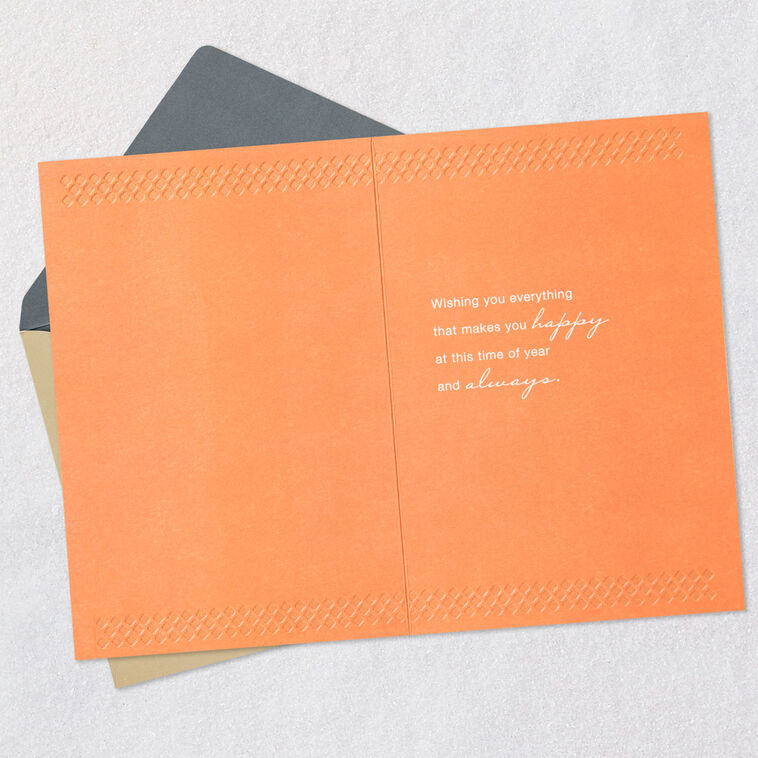 Hallmark Pumpkins And Fall Leaves Happy Thanksgiving Card