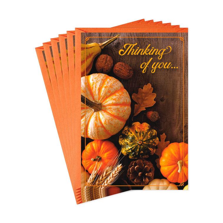 hallmark Pumpkins and Gourds Halloween Cards Pack of 6