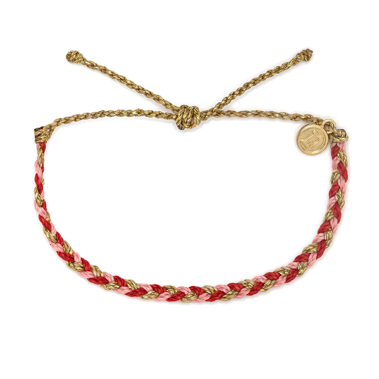 hallmark Pura Vida Red Cross XOXO Mixed Mini Braided Bracelet