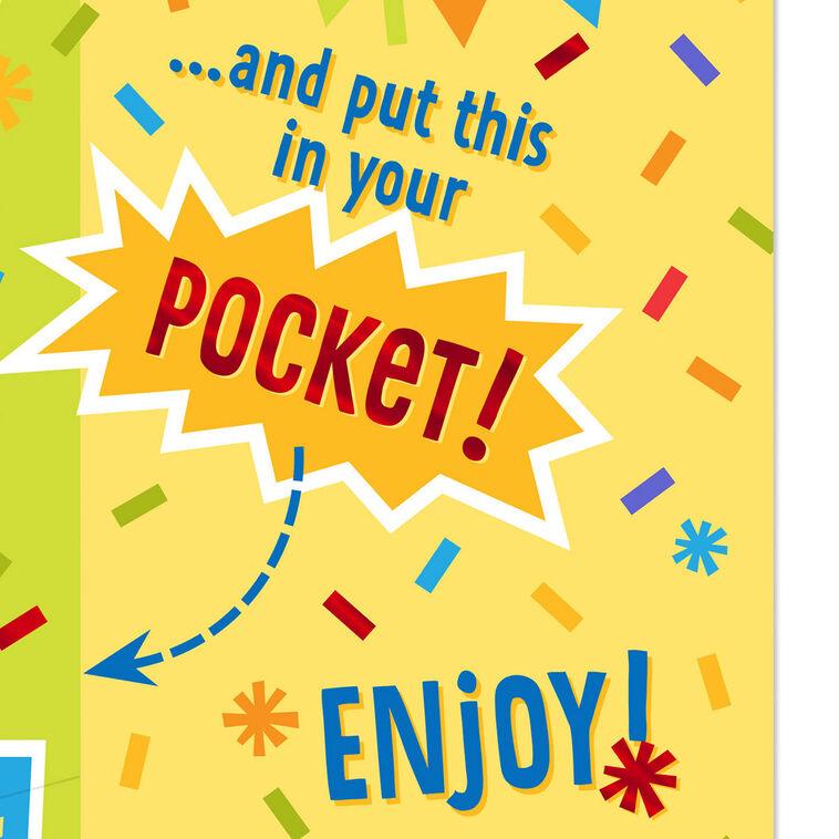 Hallmark Put This In Your Pocket Money Holder Birthday Card For Kids