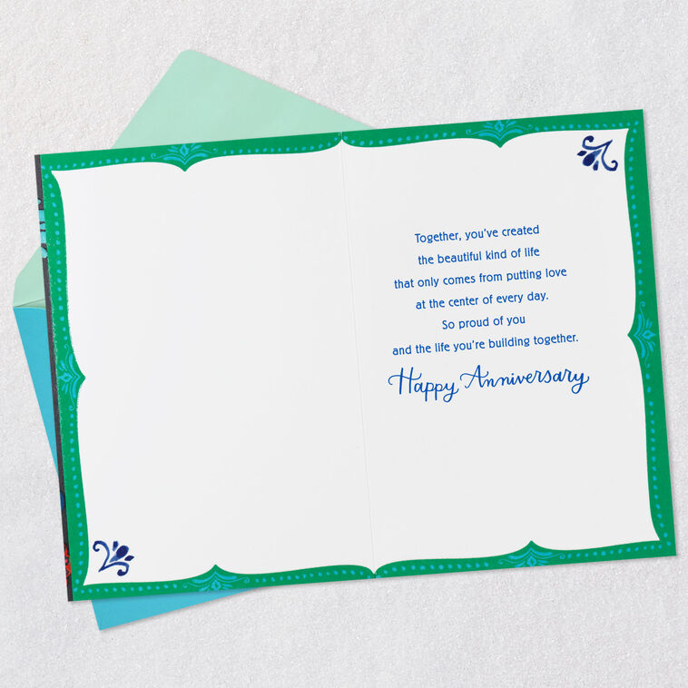Hallmark Putting Love At The Center Anniversary Card For Daughter And Son-in-Law