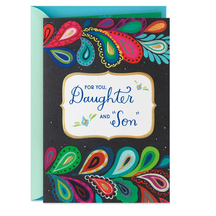 hallmark Putting Love at the Center Anniversary Card for Daughter and Son-in-Law