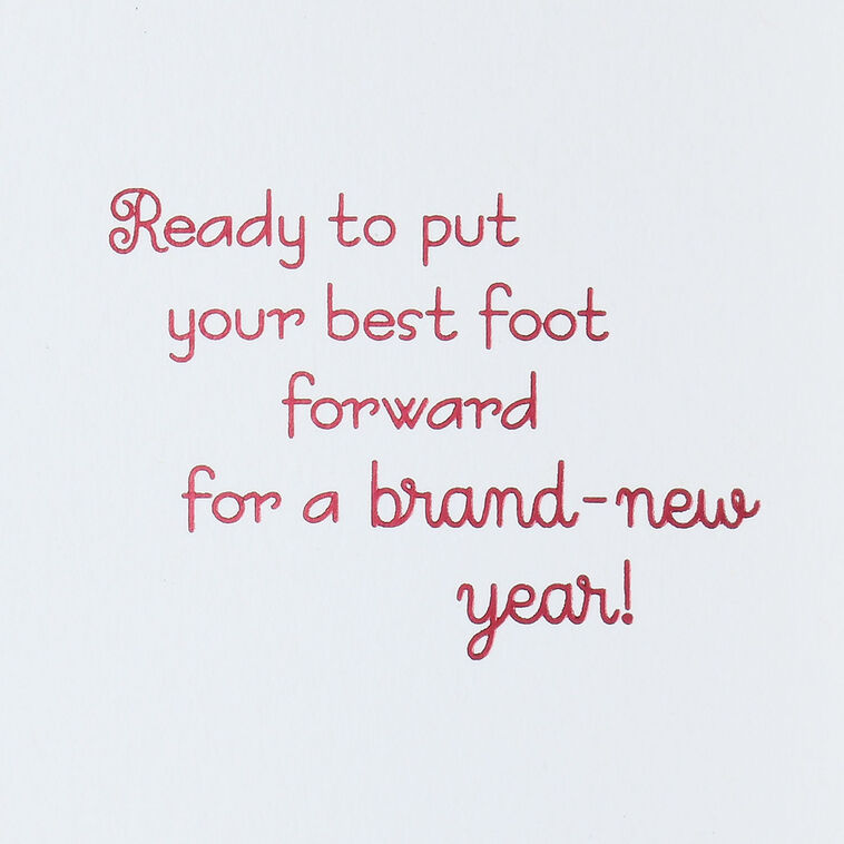 Hallmark Putting Your Best Foot Forward Birthday Card