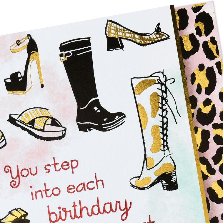 Hallmark Putting Your Best Foot Forward Birthday Card