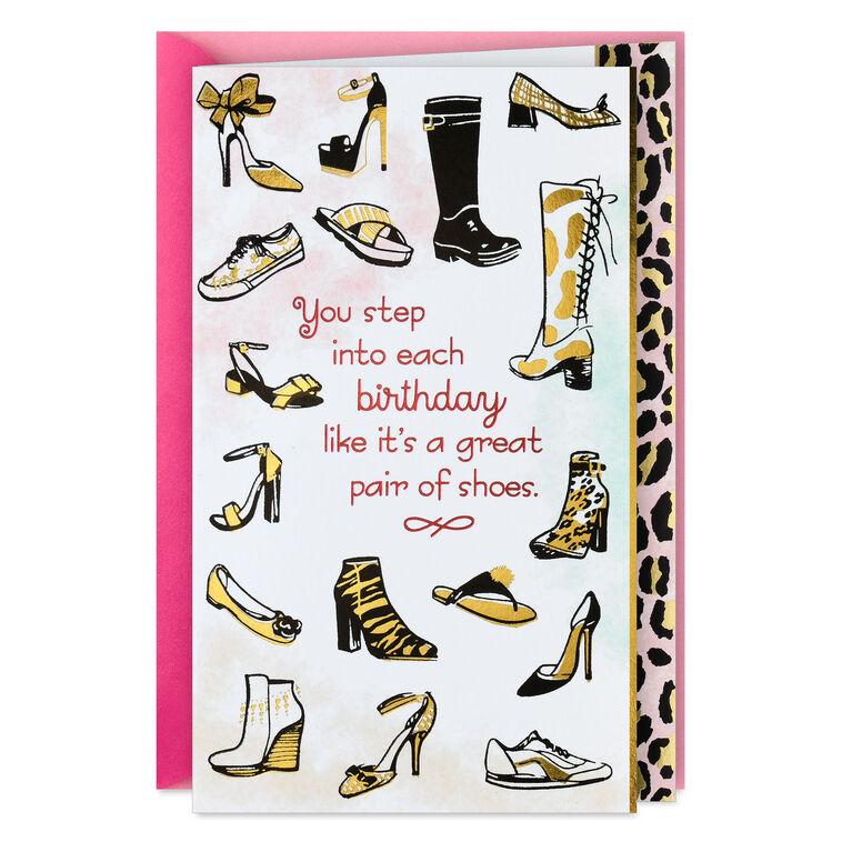 hallmark Putting Your Best Foot Forward Birthday Card