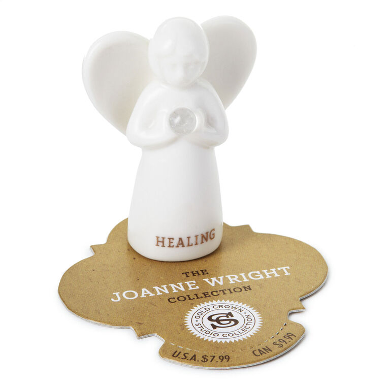 Hallmark Quartz Angel Of Healing Mini Angel Figurine 2"