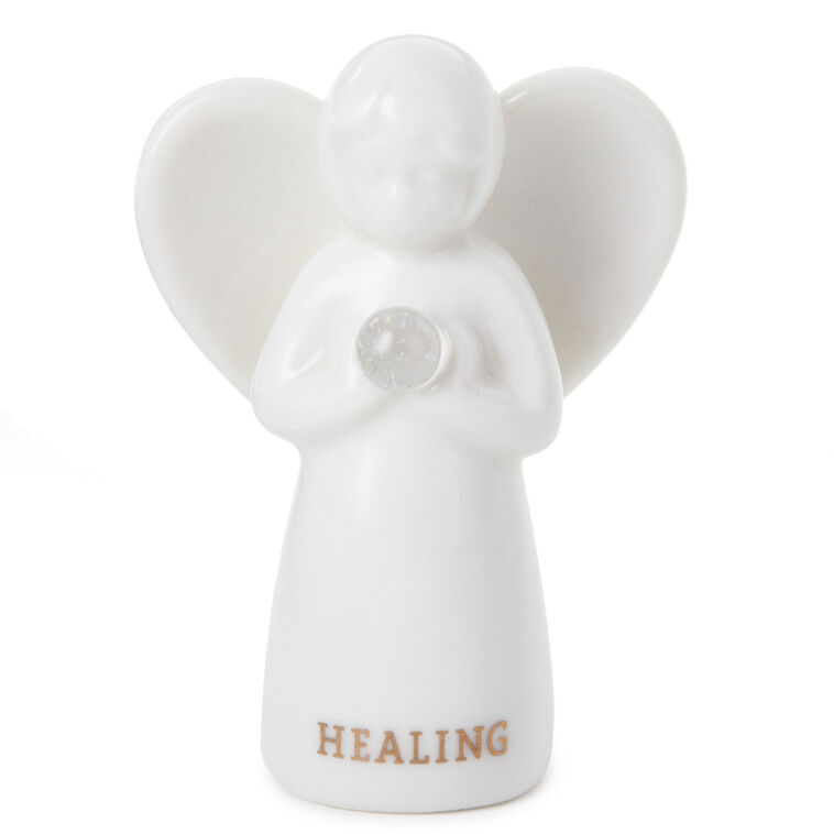 hallmark Quartz Angel of Healing Mini Angel Figurine 2"