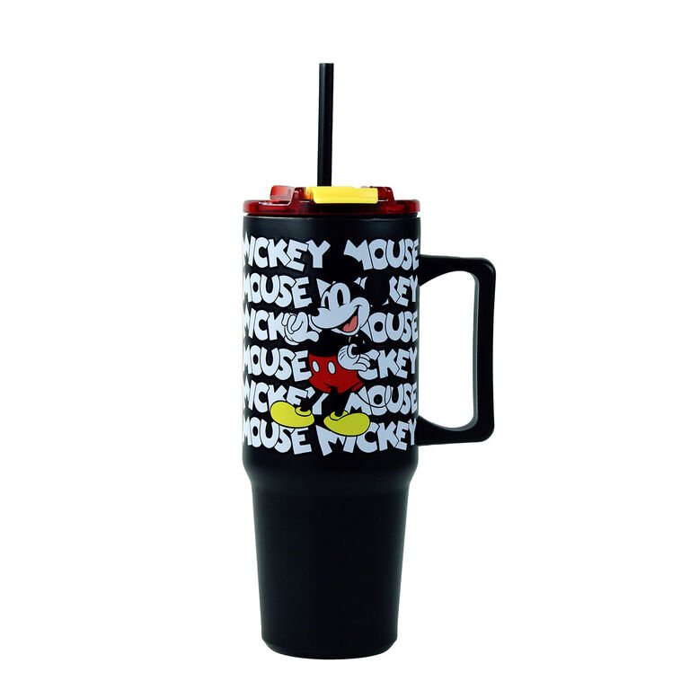hallmark R Squared Disney Mickey Mouse Black Stainless Steel Tumbler 30 oz