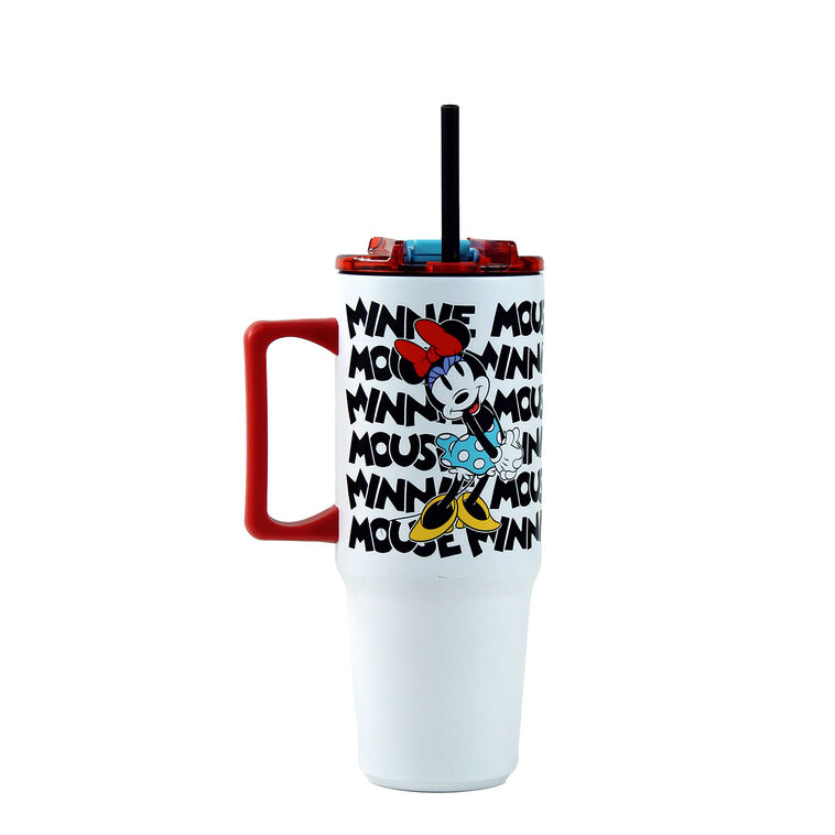 Hallmark R Squared Disney Minnie Mouse White Stainless Steel Tumbler 30 Oz