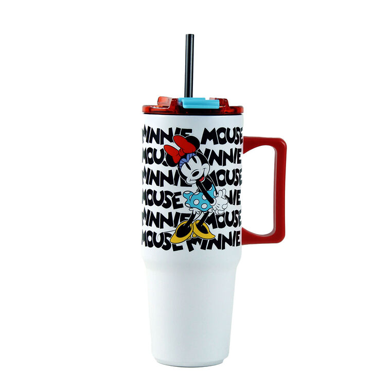 hallmark R Squared Disney Minnie Mouse White Stainless Steel Tumbler 30 oz
