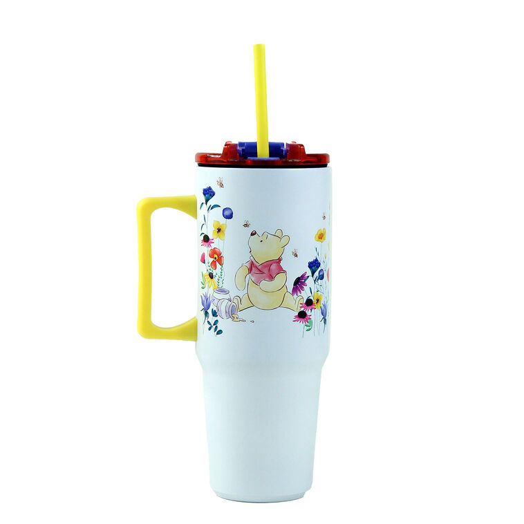 Hallmark R Squared Disney Winnie The Pooh Floral Stainless Steel Tumbler 30 Oz