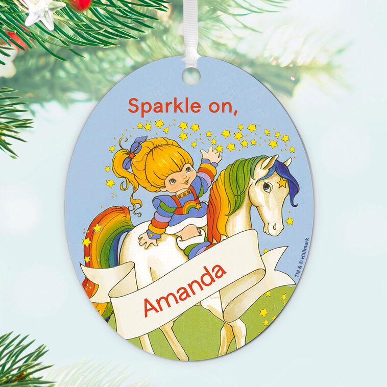 Hallmark Rainbow Brite Metal Personalized Ornament Custom Text