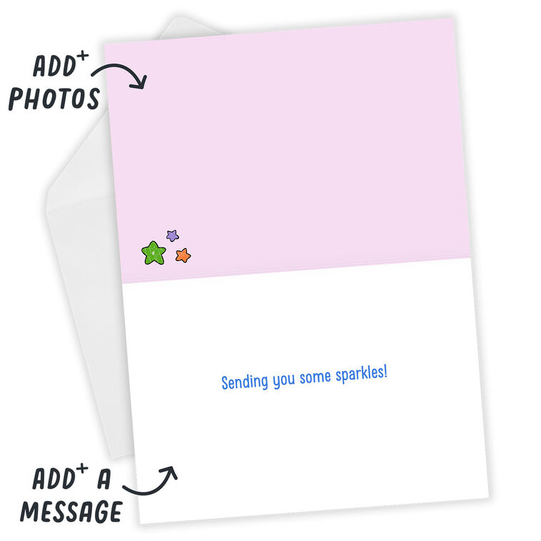Hallmark Rainbow Brite Sending Sparkles Custom Card