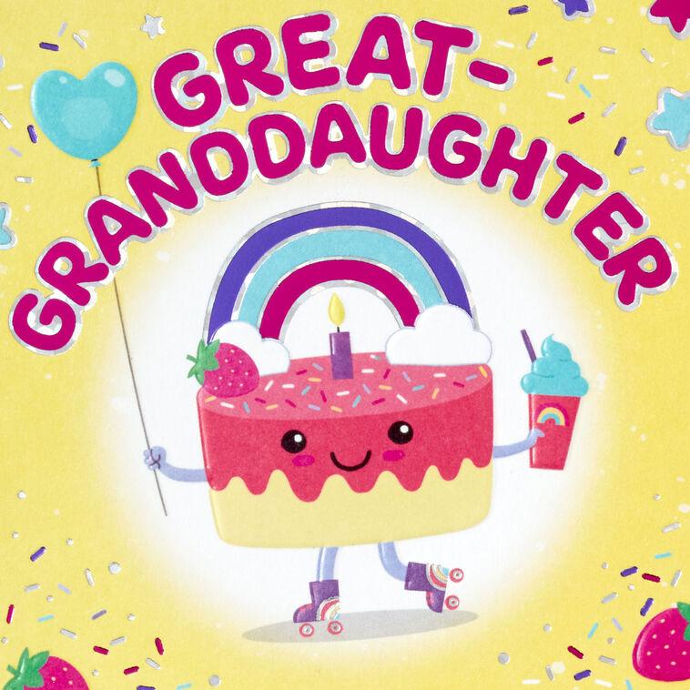 Hallmark Rainbows Have Nothing On You Birthday Card For Great-Granddaughter