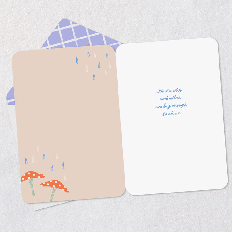 Hallmark Rainy Days Will Come And Go Encouragement Card