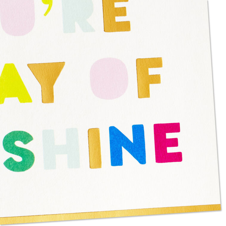 Hallmark Ray Of Sunshine Blank Notes Mini Pack Set Of 5