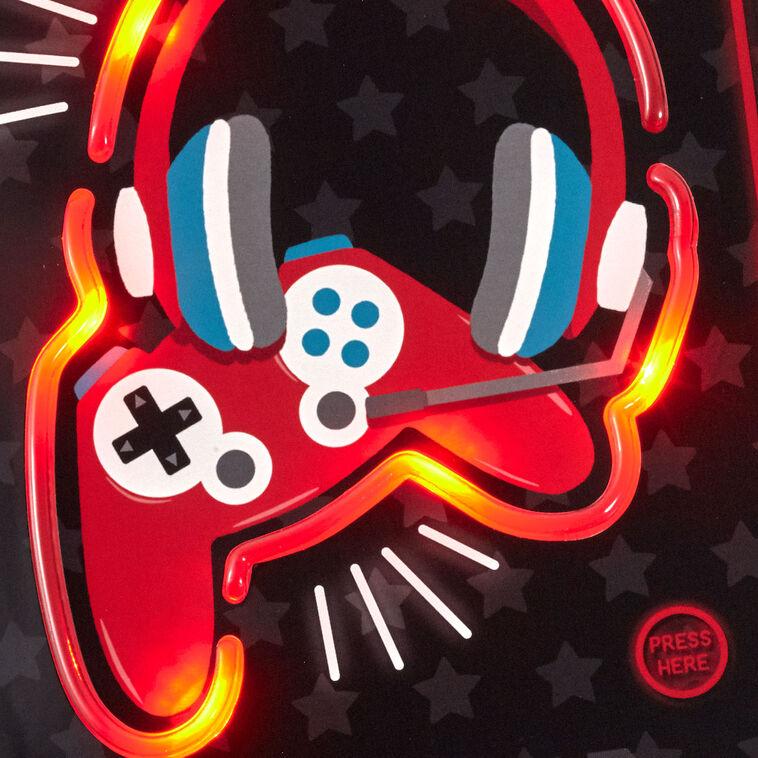 Hallmark Ready To Play Video Game Musical Birthday Card With Light