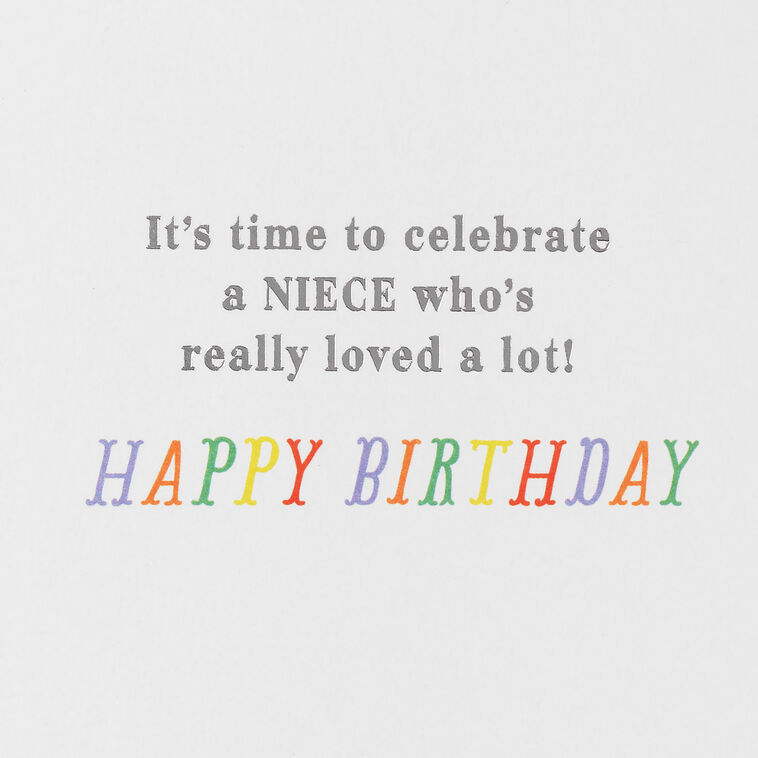 Hallmark Really Loved A Lot Birthday Card For Niece