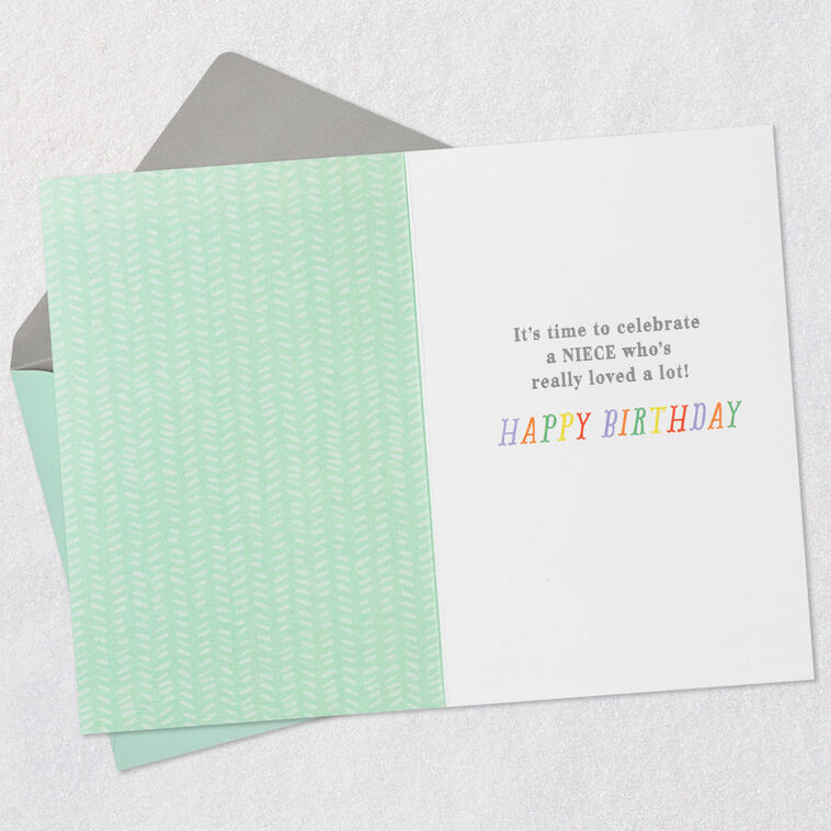 Hallmark Really Loved A Lot Birthday Card For Niece