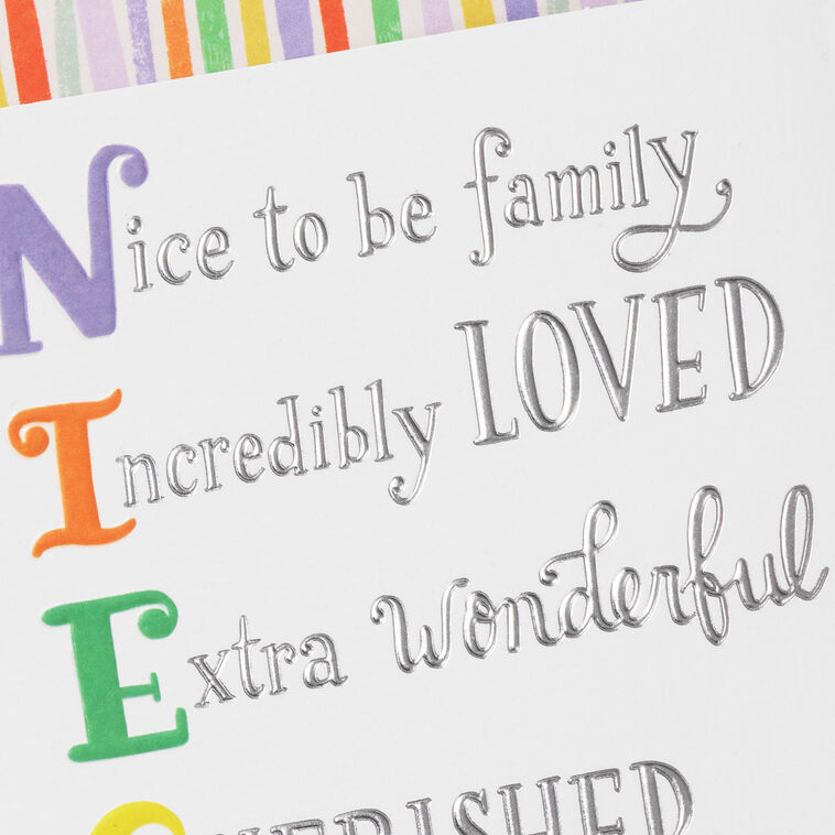 Hallmark Really Loved A Lot Birthday Card For Niece