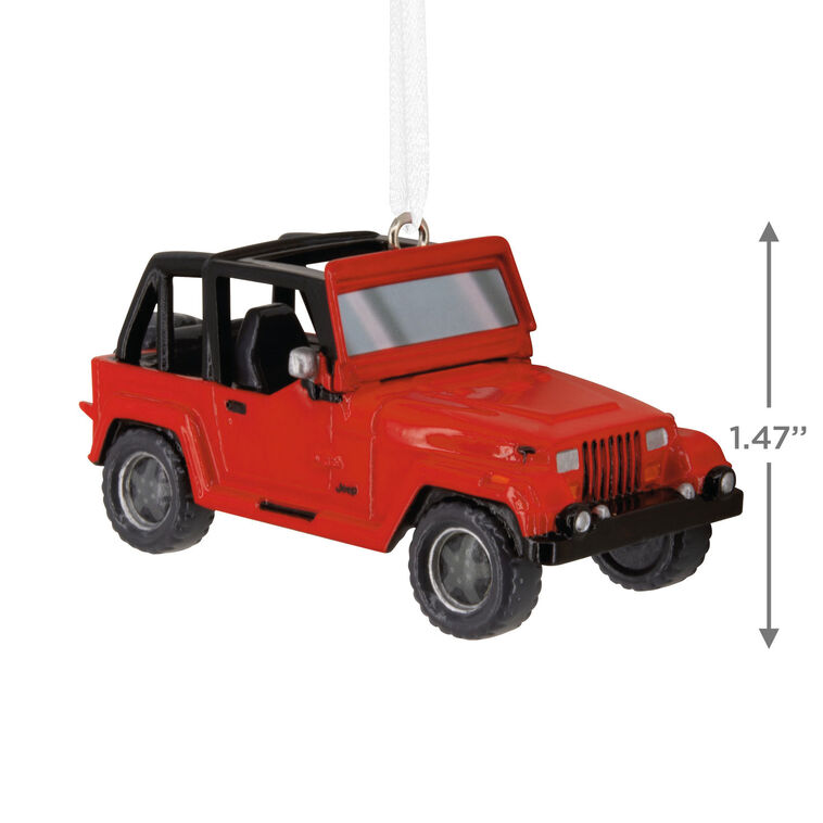 Hallmark Red 1992 Jeep® Wrangler Hallmark Ornament