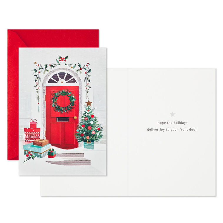 Hallmark Red Front Door Boxed Christmas Cards Pack Of 40