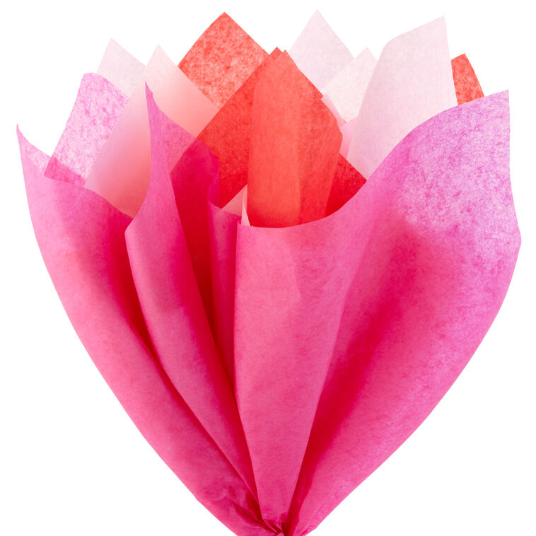 Hallmark Red/Fuchsia/Pink 3-Pack Bulk Tissue Paper 120 Sheets
