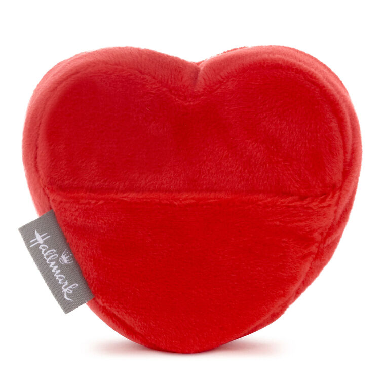 Hallmark Red Heart With Pocket Plush Gift Card Holder
