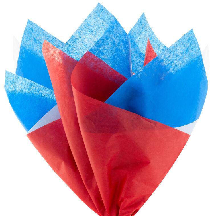 Hallmark Red/White/Blue 3-Pack Bulk Tissue Paper 120 Sheets