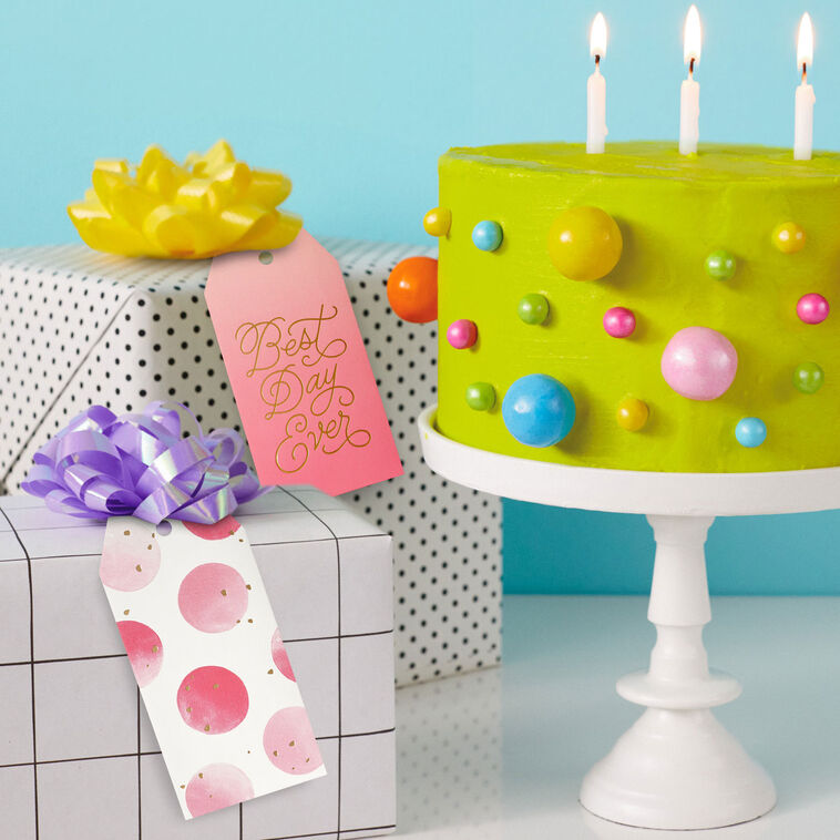 Hallmark Refined Patterns 12-Pack Assorted Large Gift Tags