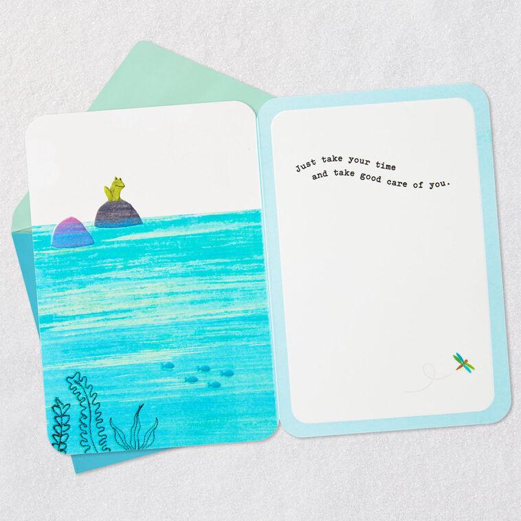 Hallmark Relax Renew Recuperate Turtle Get Well Card