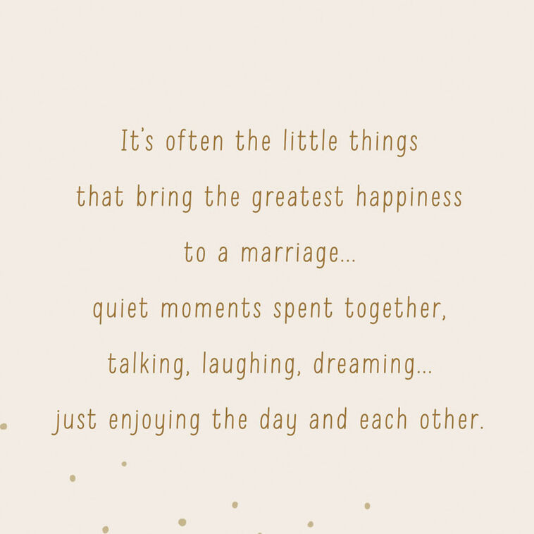 Hallmark Remember The Quiet Moments Anniversary Card For Couple