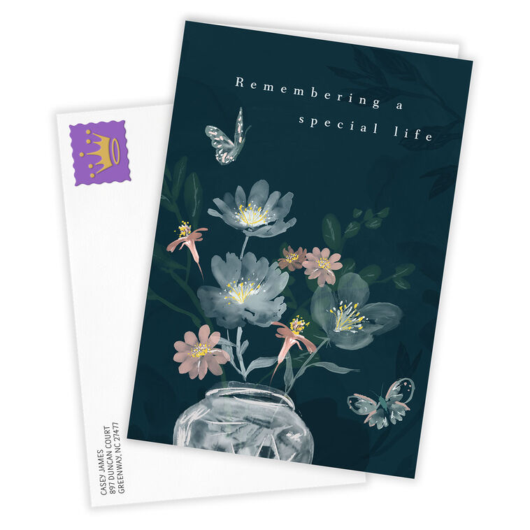 Hallmark Remembering A Special Life Custom Sympathy Card