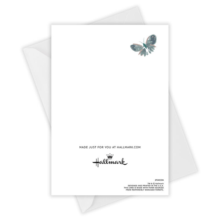 Hallmark Remembering A Special Life Custom Sympathy Card