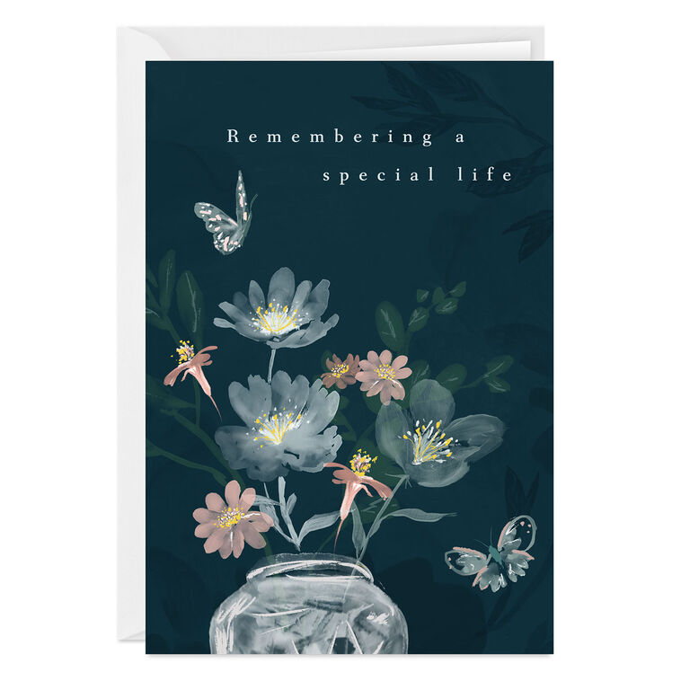 hallmark Remembering a Special Life Custom Sympathy Card