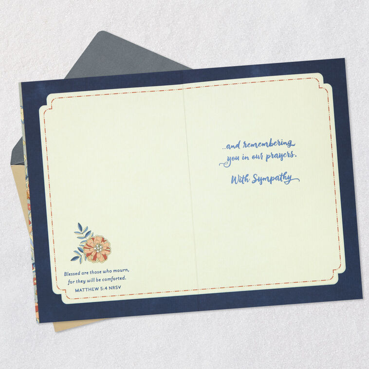 Hallmark Remembering You In Our Prayers Religious Sympathy Card